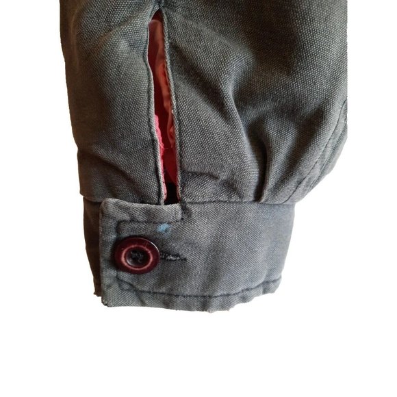 Vintage M Julian Mens Faded Denim Bomber Jacket Size 40 / Medium - Picture 8 of 11